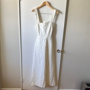 Target Future Collective denim backless dress 8